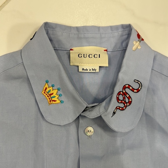 Gucci Shirts & Tops Gucci Button Up Shirt Poshmark